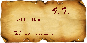 Isztl Tibor névjegykártya